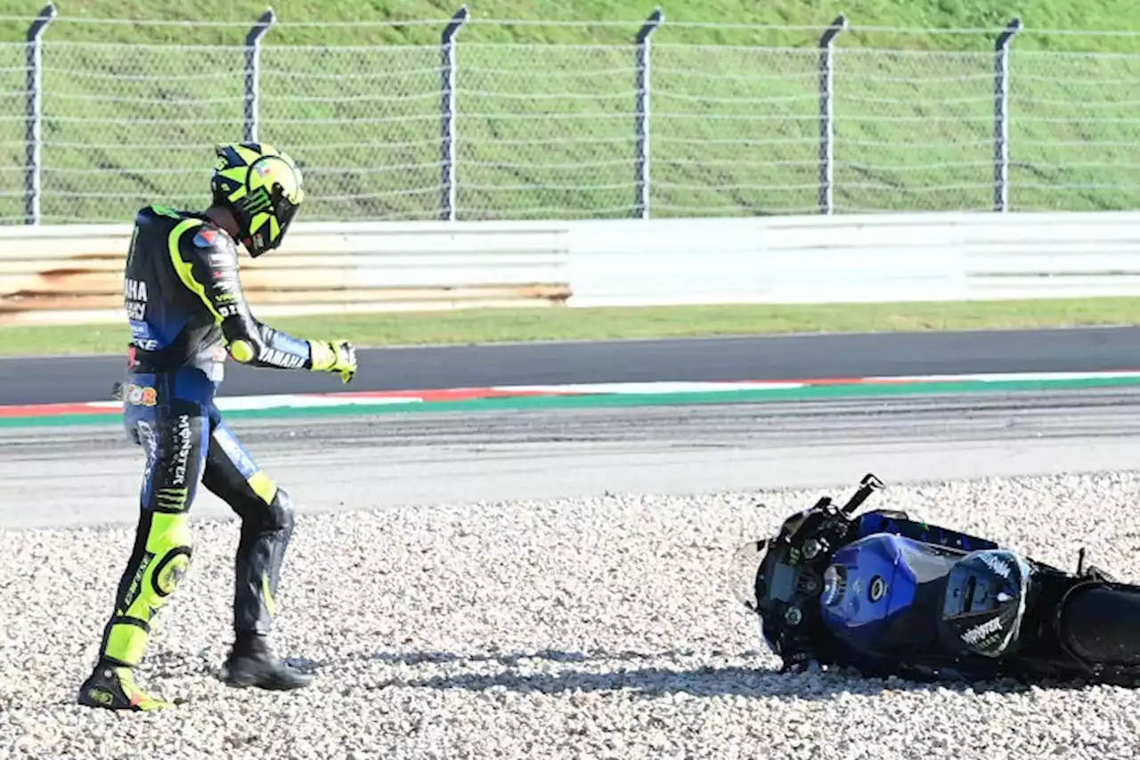 Valentino Rossi (Yamaha/21.): «Ein schwieriger Tag»