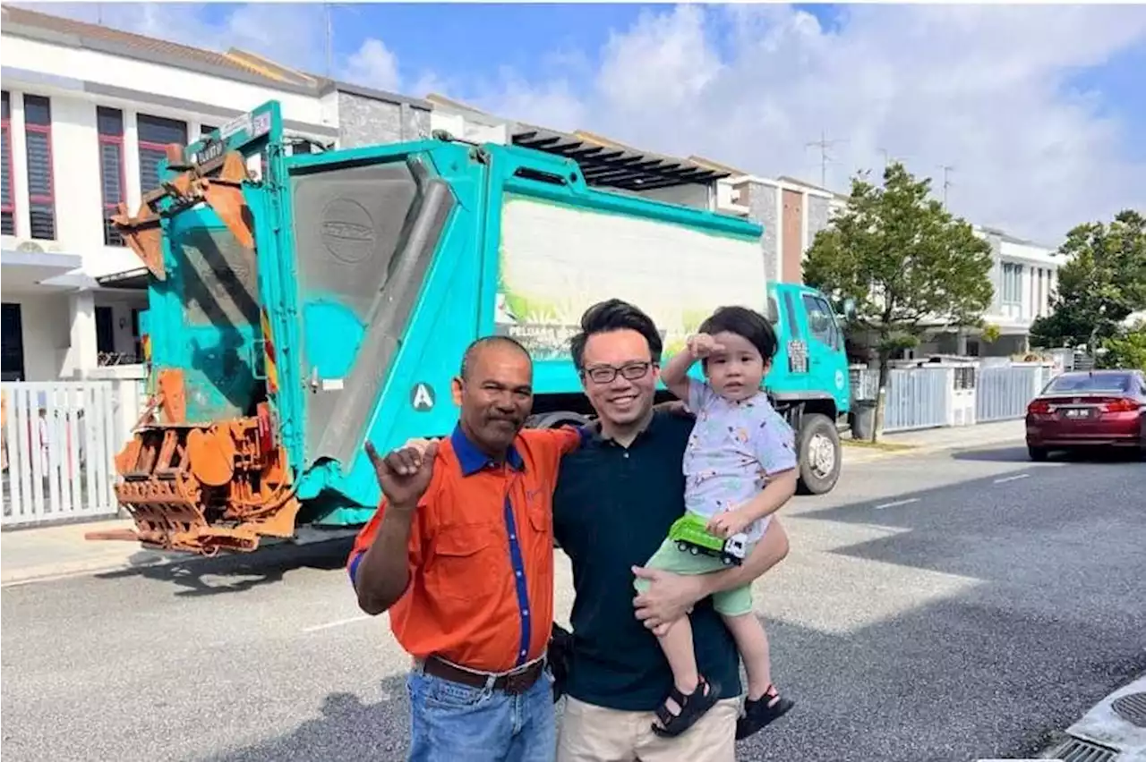 Malaysian garbage truck driver is three-year-old boy’s unsung hero during Covid-19 pandemic