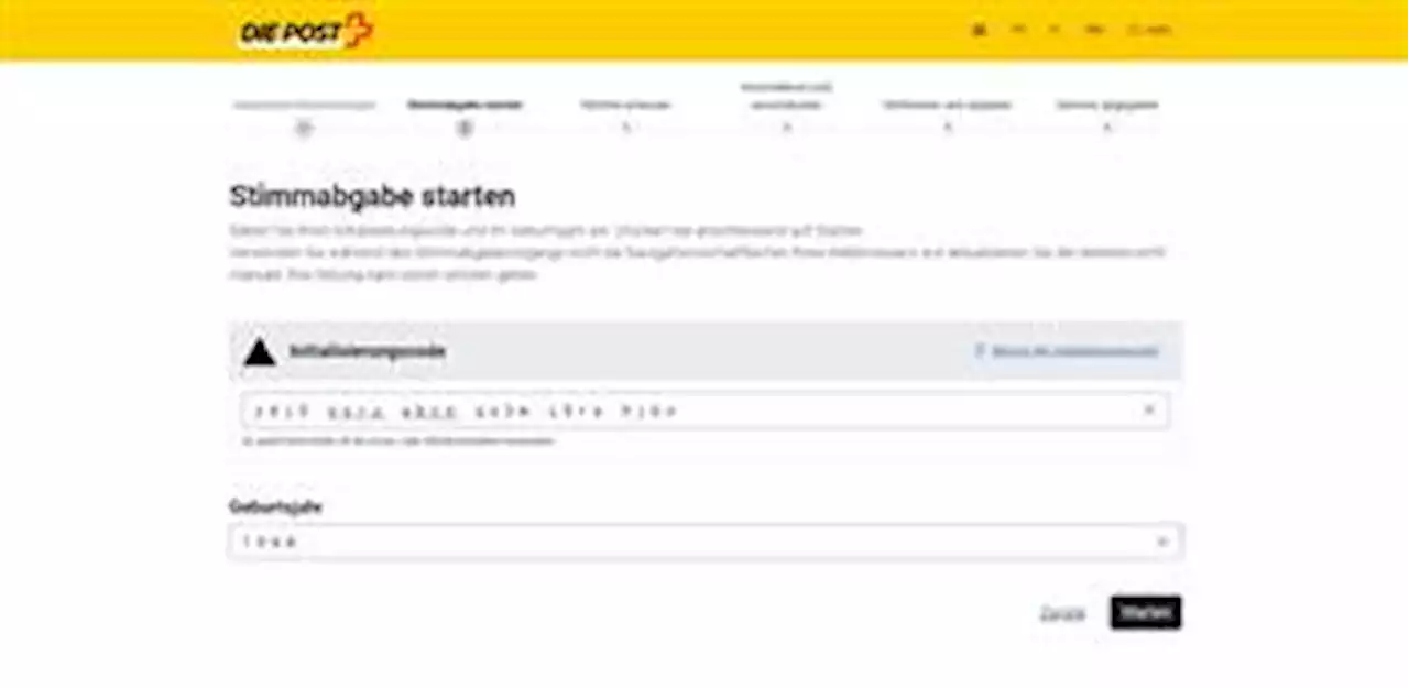 E-Voting-System der Post kommt bei eidgenössischen Wahlen zum Einsatz