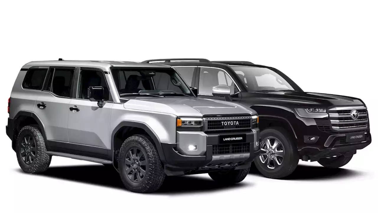 Size comparo: How big is the 2024 Toyota Land Cruiser Prado versus the LC300?