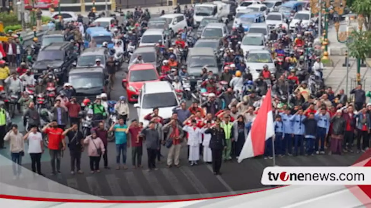 Pupuk Jiwa Nasionalisme, Polresta Malang Kota Ajak Pengendara Peringati Detik-detik Proklamasi