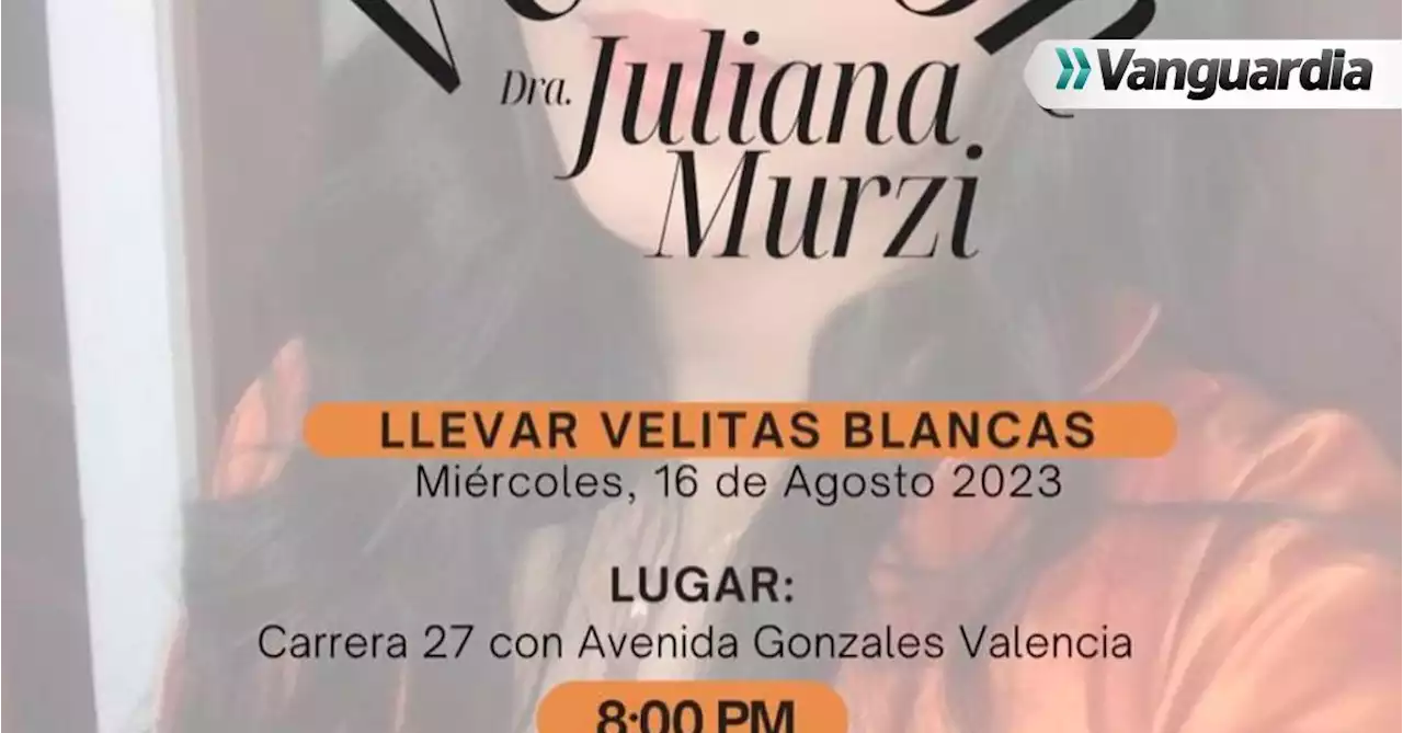 Convocan a velatón en memoria de María Juliana Murzi, la estudiante fallecida en accidente en Bucaramanga