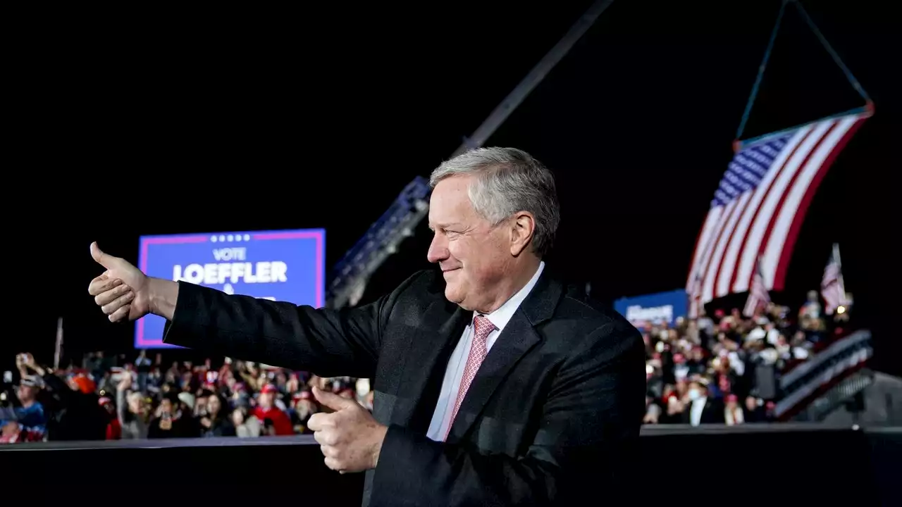 Recently Indicted Mark Meadows: I Was Just Doing What My Boss Donald Trump Told Me