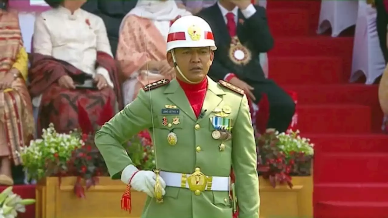 Kolonel Joko Setiyo Komandan Upacara HUT RI di Istana, Kapten Ganteng Danki Paskibraka