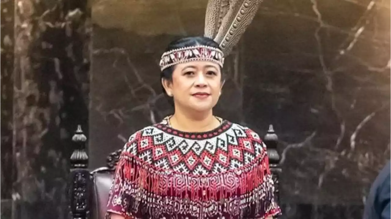 Terungkap, Makna Sakral Busana Adat Dayak Puan Maharani Saat Sidang Tahunan MPR