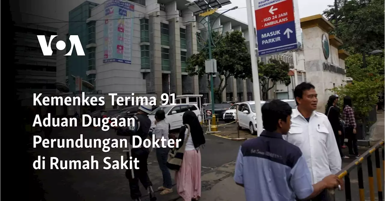 Kemenkes Terima 91 Aduan Dugaan Perundungan Dokter di Rumah Sakit