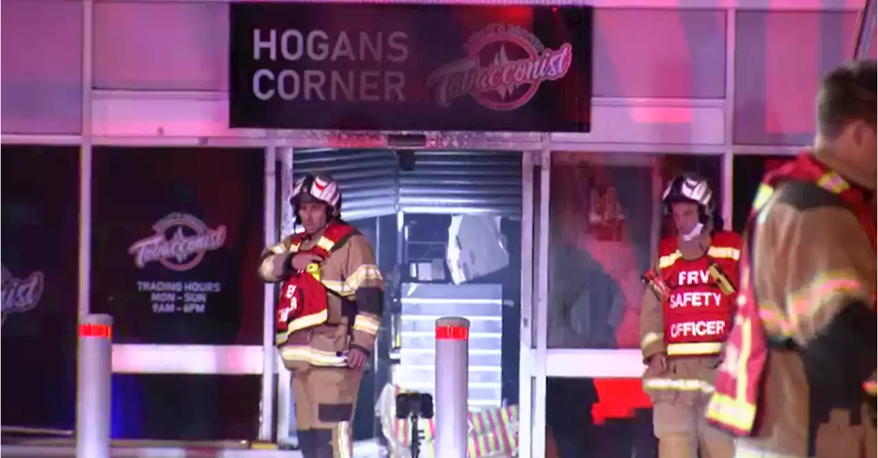 Four arrested after alleged arson attacks on tobacco stores across Melbourne