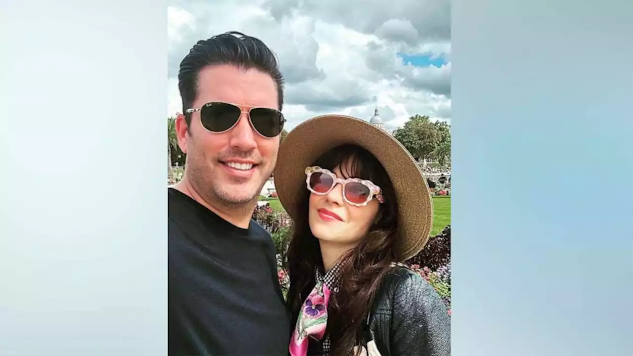 Jonathan Scott shares sweet photo with fiancee Zooey Deschanel in Paris