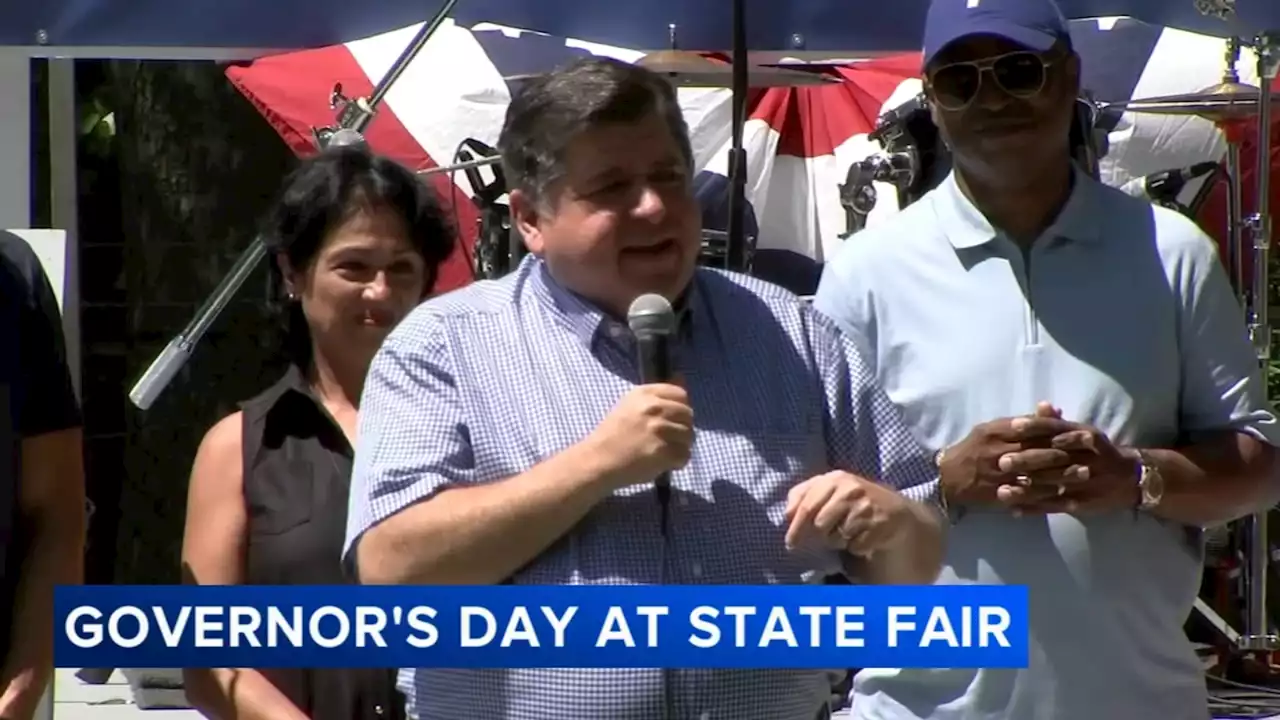 Democratic leaders talk reproductive rights, Donald Trump indictment at Illinois State Fair