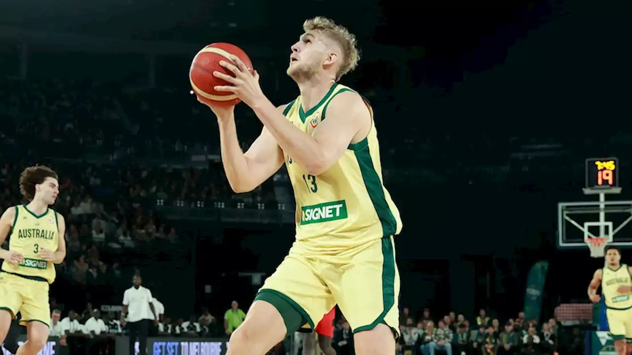 Boomers star centre to miss flight to Japan ahead of World Cup after nasty ankle injury