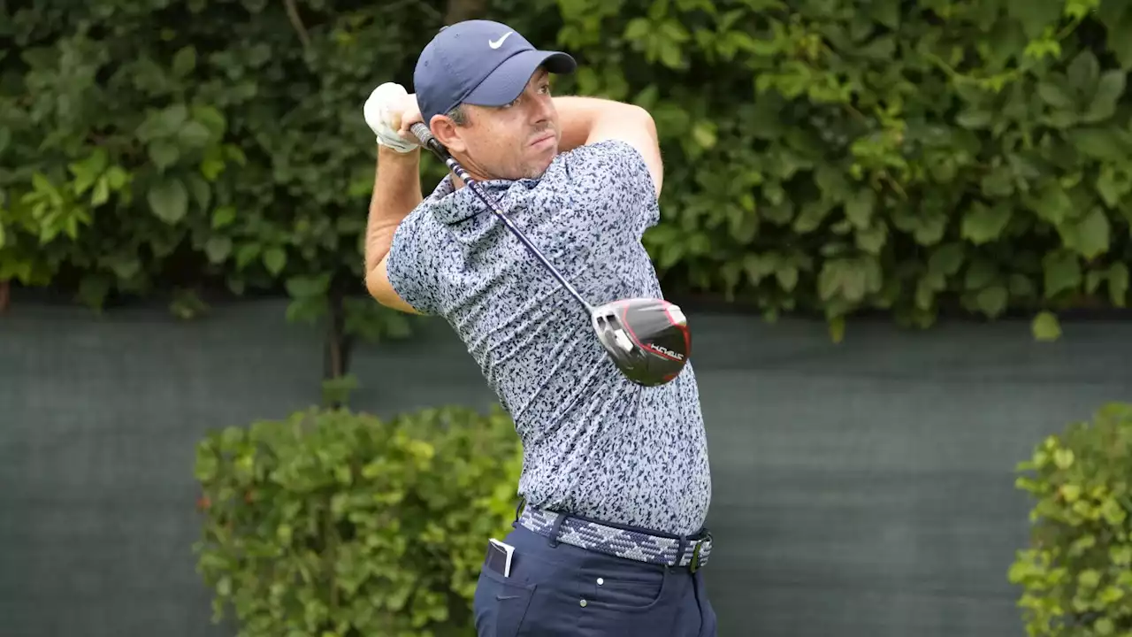 McIlroy, Harman share BMW Championship lead on a soft Olympia Fields