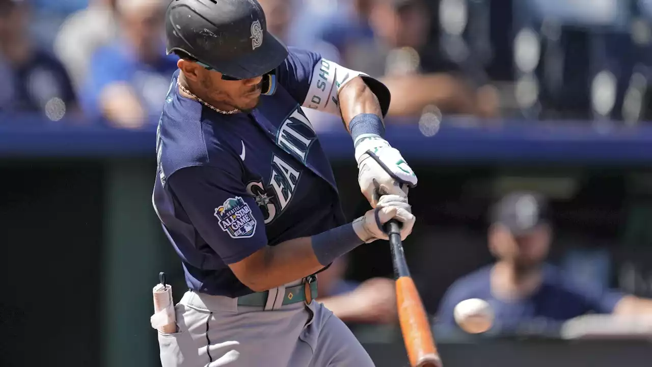 Rodriguez homers among career-best 5 hits, powers Mariners past Royals 6-4