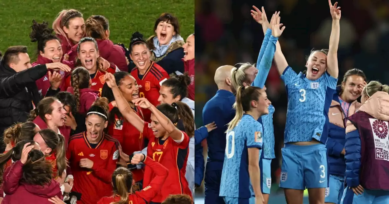 España vs. Inglaterra: definida la gran final del Mundial femenino, ¿cuándo es?