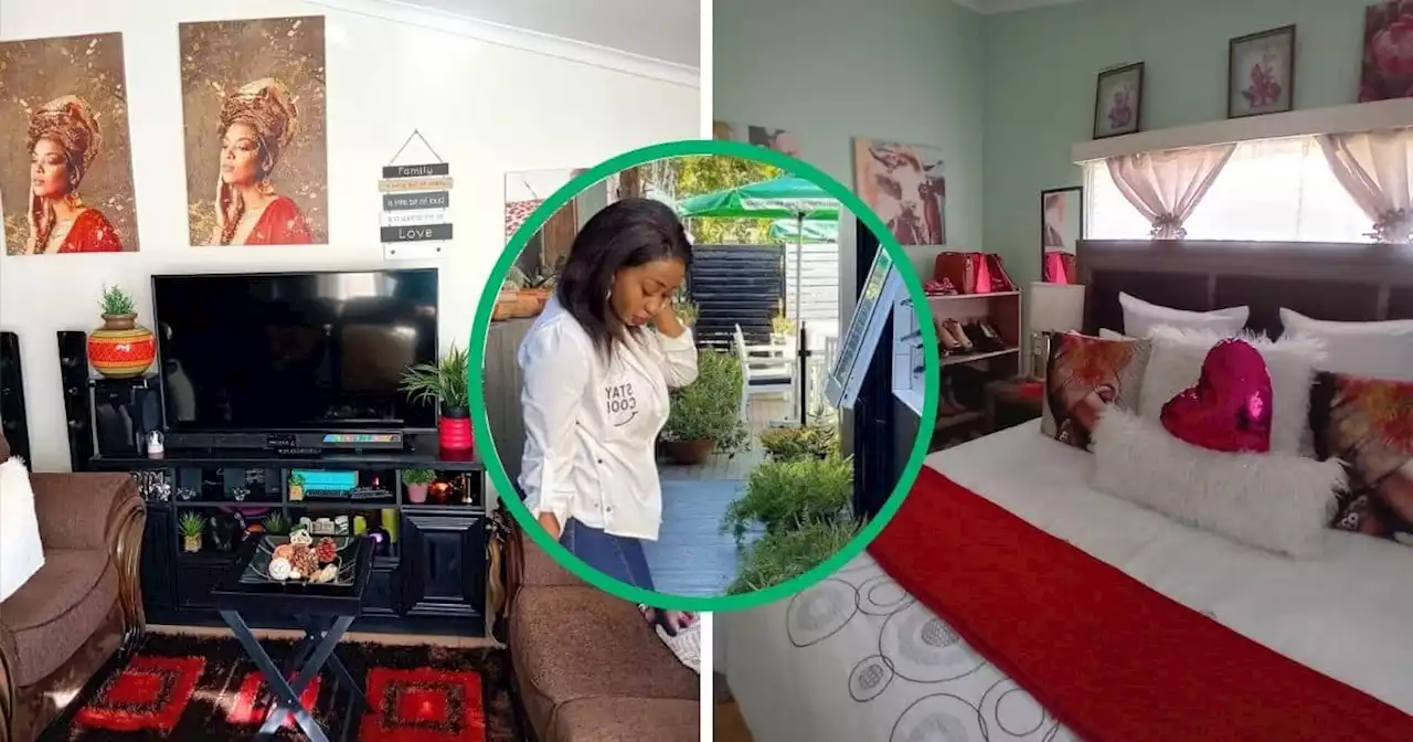 'Less is more': Mzansi woman shows off photos of her newly decked out space