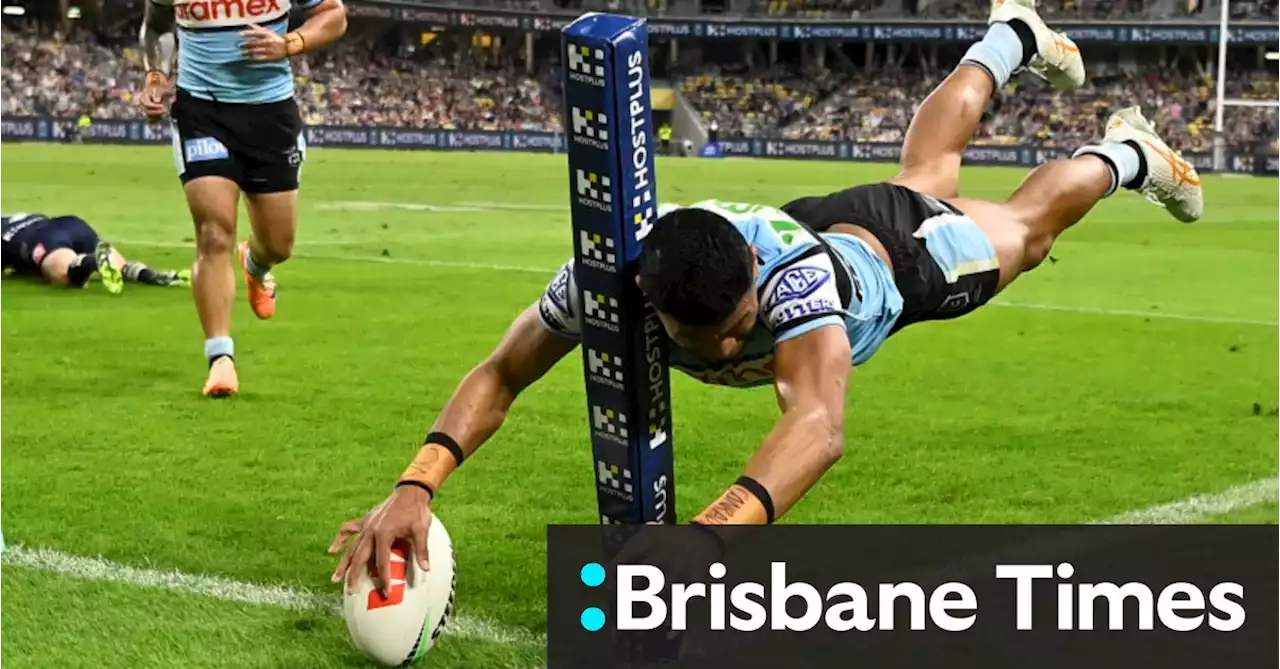 Sharks overpower Cowboys to keep top-four hopes alive