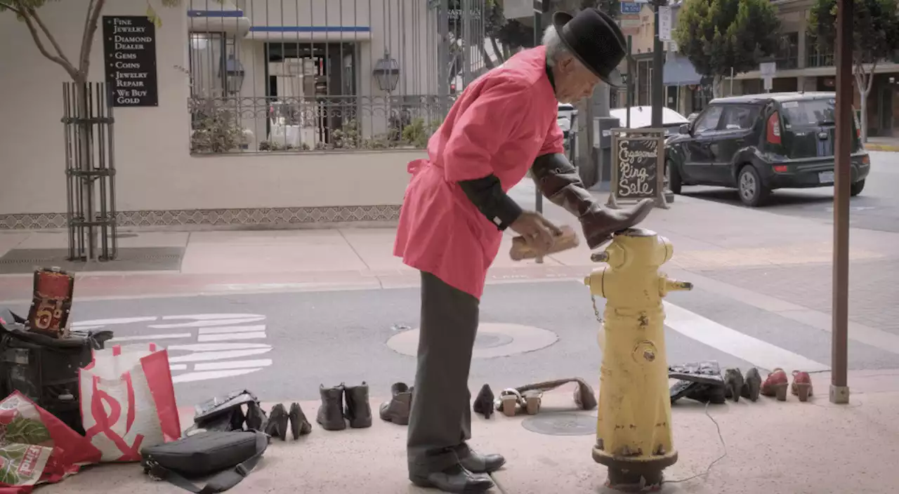 Visit with a shoeshine caddie in San Luis Obispo