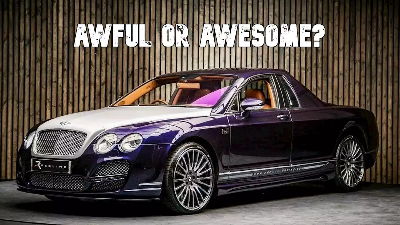 This W12 Bentley Flying Spur Is Either The Coolest Or Dumbest Ute Ever