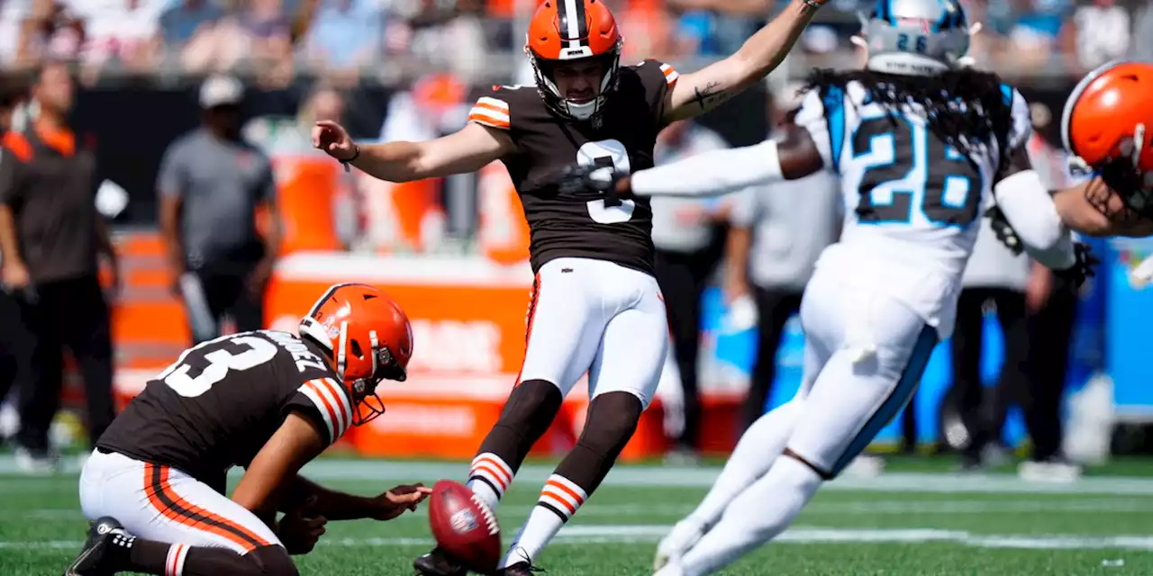 Reports: Browns K Cade York deletes social media post after pre-season game vs. Eagles