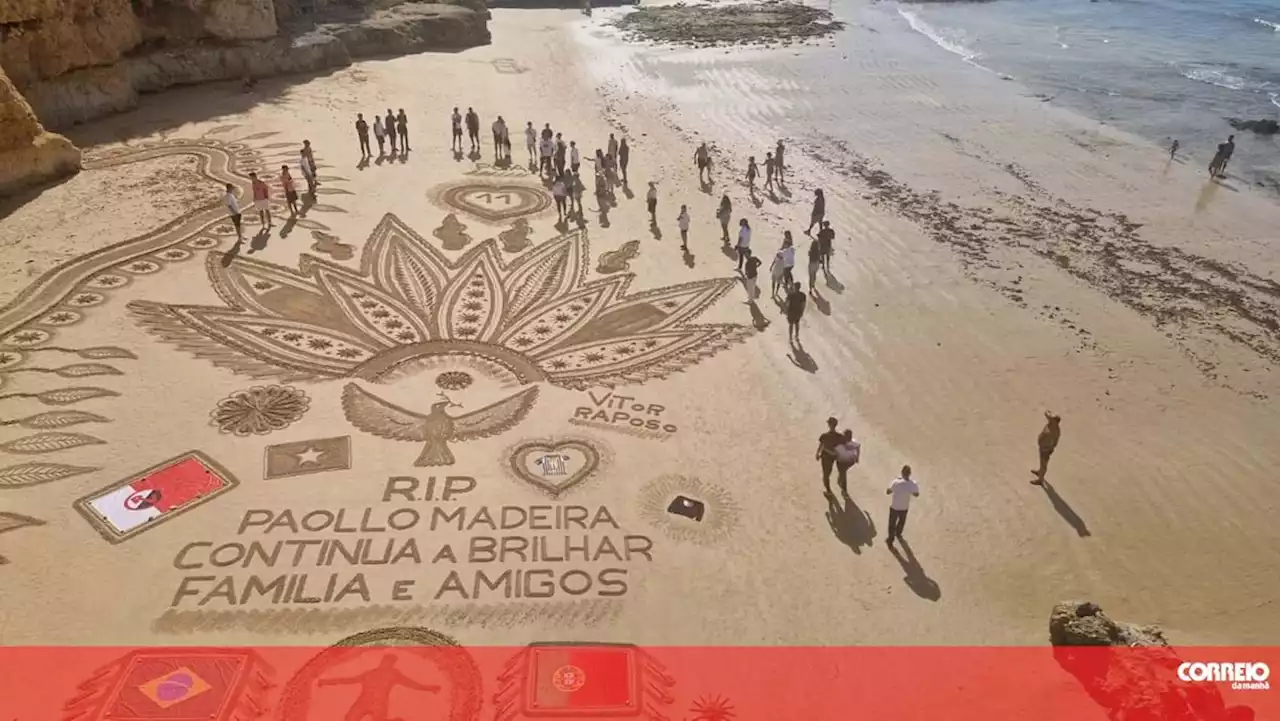 Jogador Paollo Madeira homenageado na praia Maria Luísa