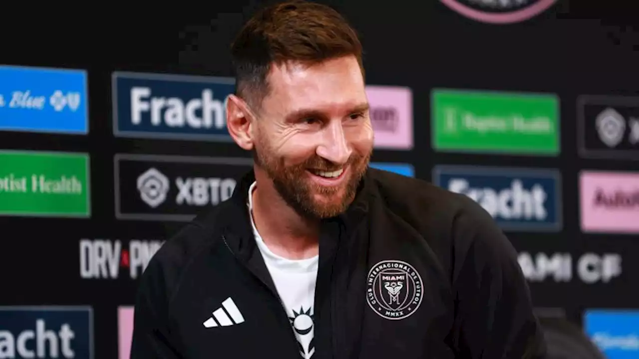 Lionel Messi says he’s ‘very happy’ he chose Inter Miami after leading club to brink of first title in its history