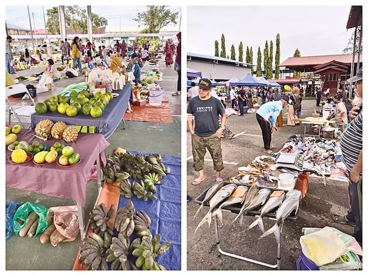 Sipitang Tamu traders want a fully covered area