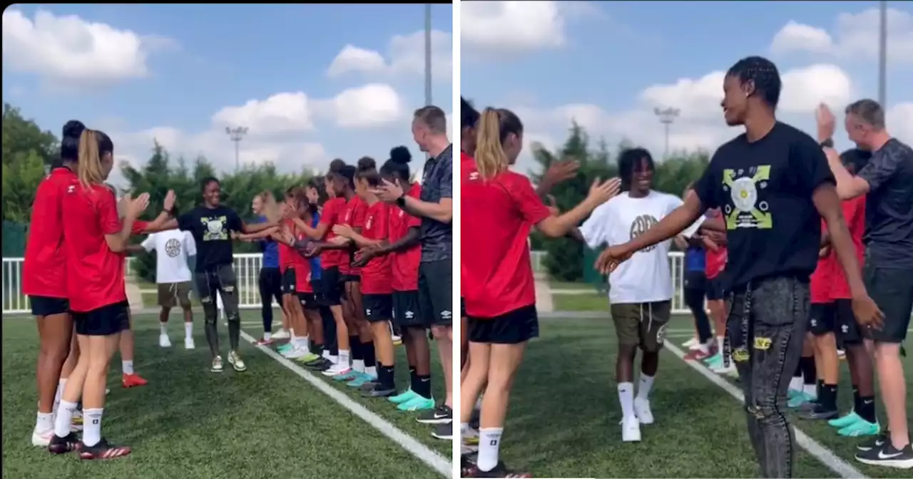 French Club Reims honour Super Falcons stars after Women's World Cup display