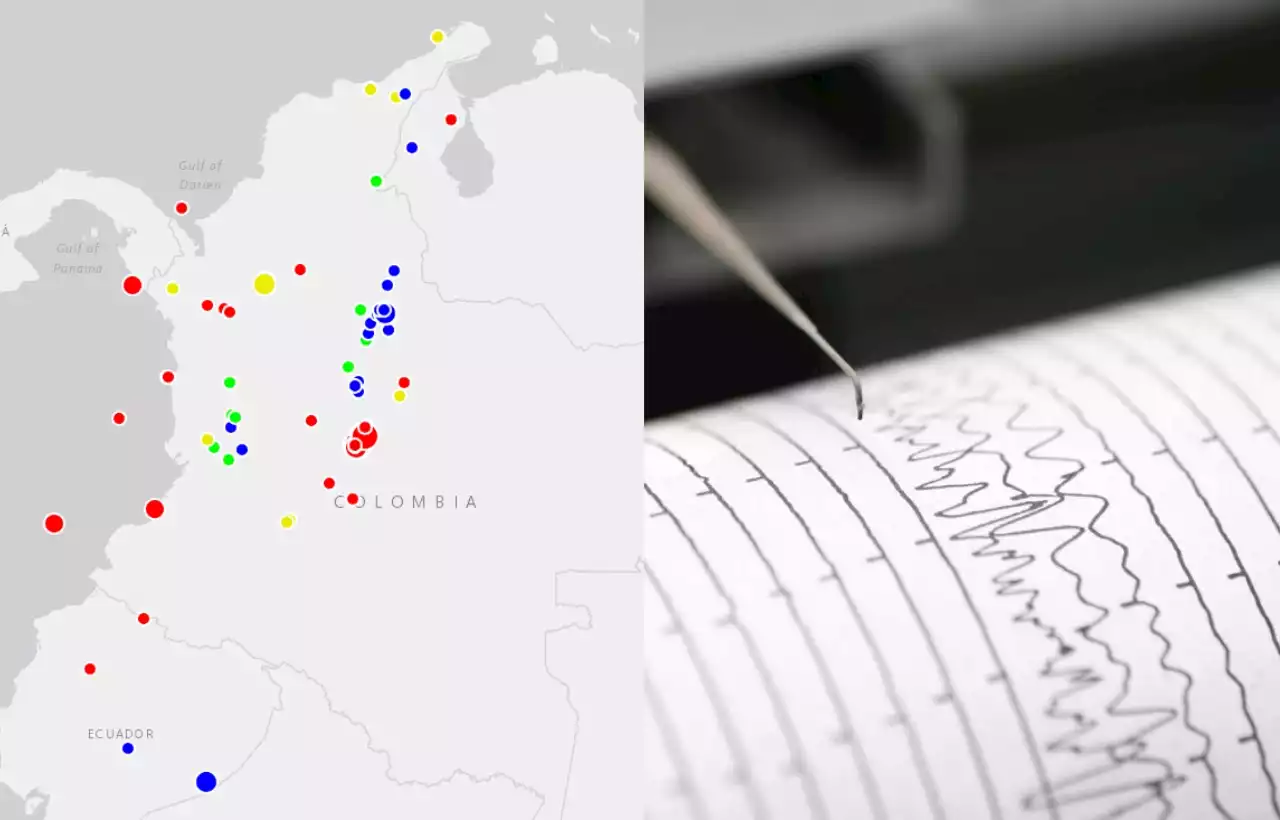 En Colombia se registraron más de 60 temblores en un día: estos fueron los más fuertes