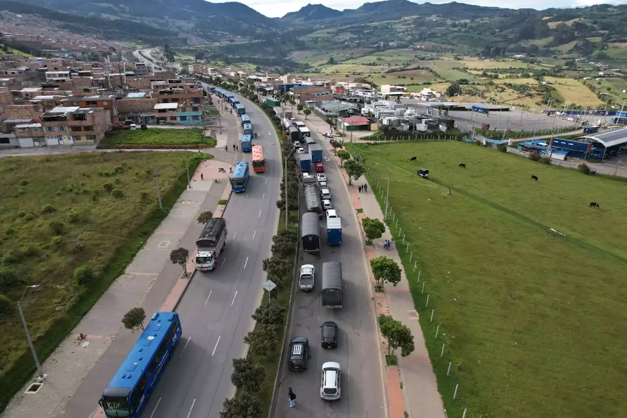 Movilidad Bogotá: trancón al sur de la ciudad por cierre de vía al Llano