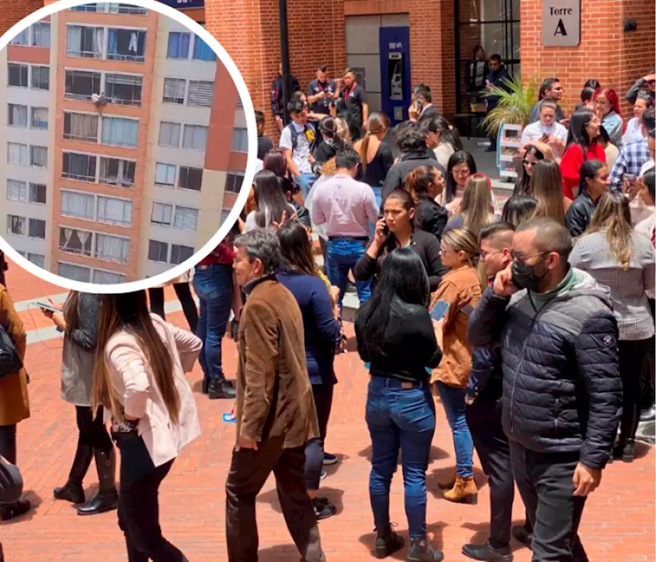 Por miedo al sismo, mujer se lanzó de una ventana en Bogotá