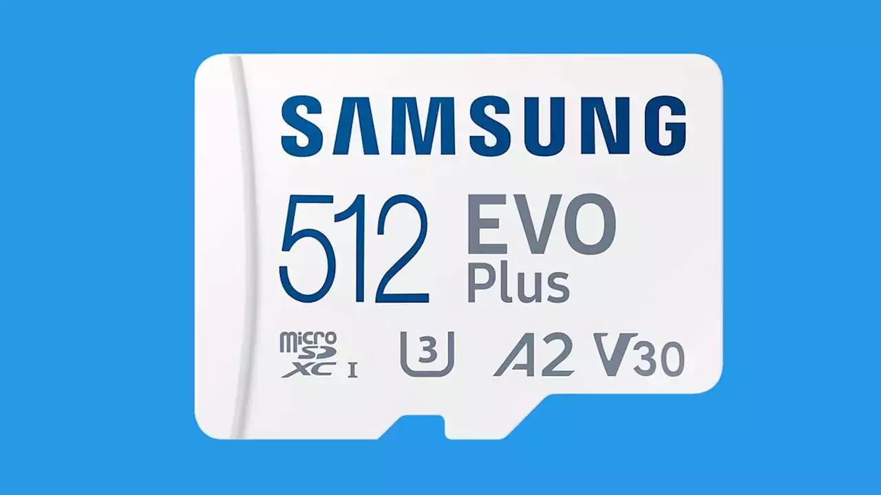 Pick up the 512GB Samsung Evo Plus microSD card for just £27 at Amazon