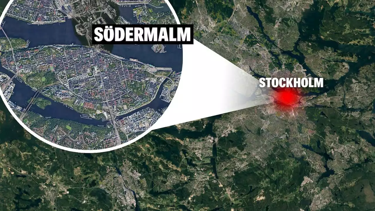 Brand på Södermalm – kvinna förd till sjukhus