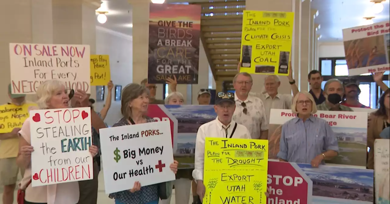 Environmentalists say inland port site threatens Great Salt Lake