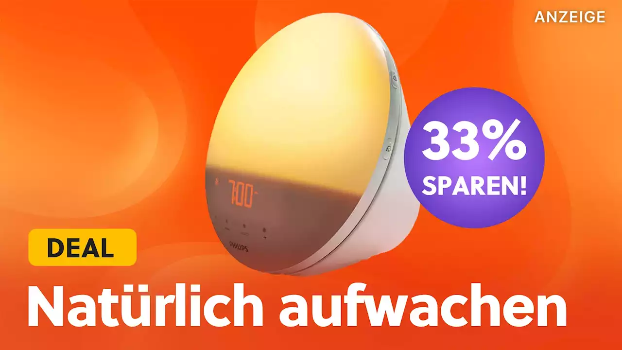 Mit maximaler Entspannung in den Tag starten: Philips Tageslichtwecker supergünstig im Amazon-Angebot