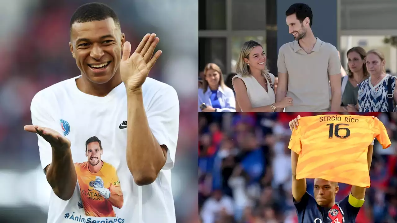 - Kylian Mbappe rejoices at beautiful moment Sergio Rico leaves hospital with wife Alba Silva following horrendous runaway horse accident