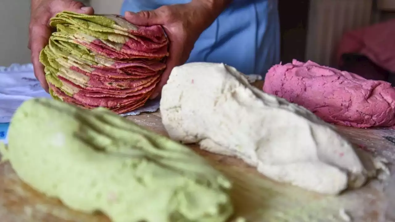 Simpatizantes de Claudia Sheinbaum presumen tortillas rosas con su imagen