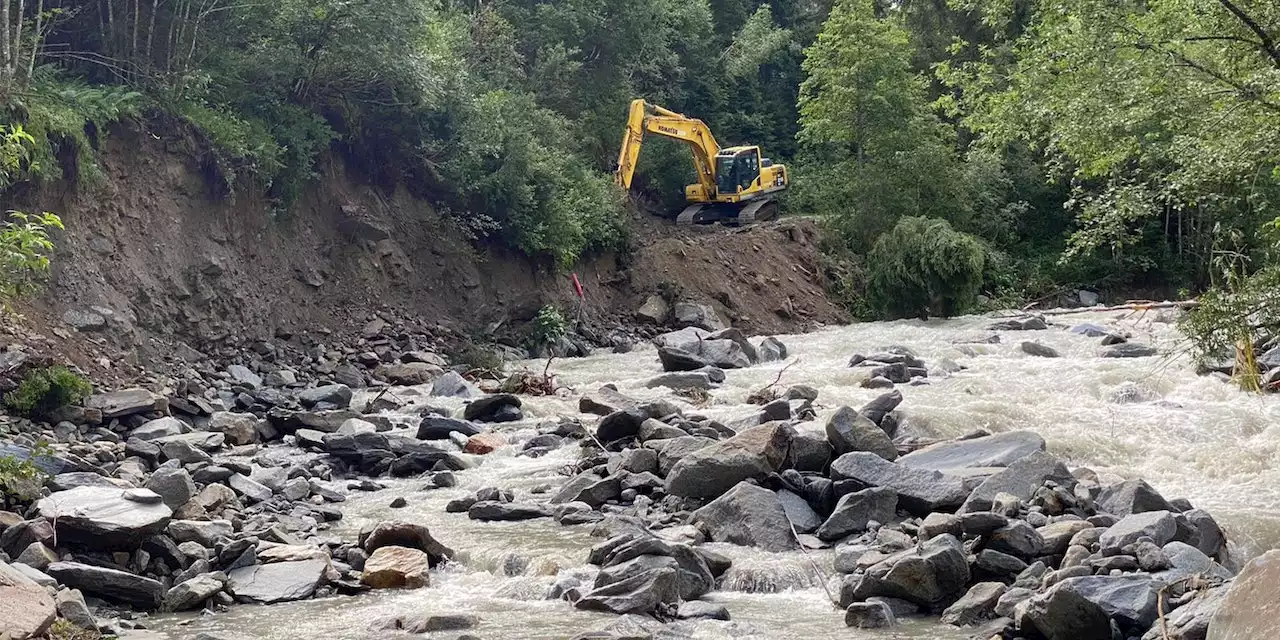 Hochwasser-Gefahr! Straße musste gesperrt werden