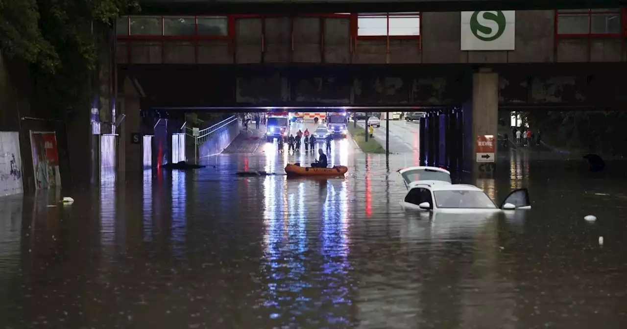 Gewitter über Franken: Hunderte Notrufe, mehrere Verletzte