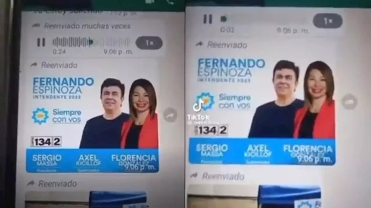 Audio polémico de candidata: 'Que coman barro por votar a Milei'