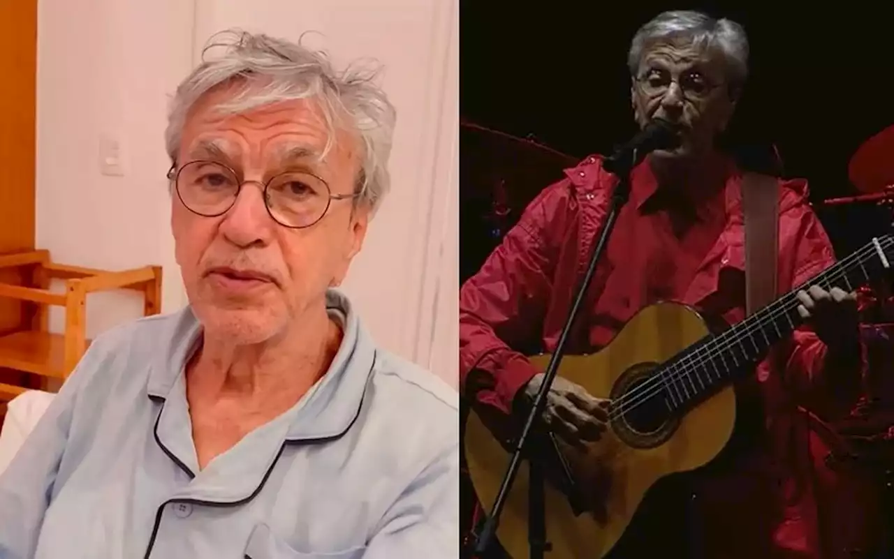 Caetano Veloso está com 'gripe forte e febre alta' e cancela shows: 'Até a plena recuperação'