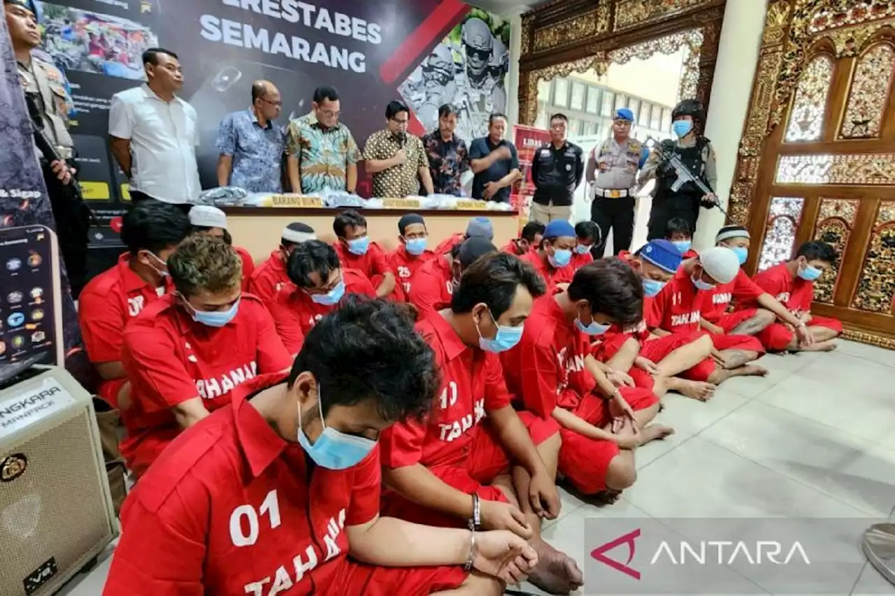 Banyak Banget Pelaku yang Diamankan Polrestabes Semarang