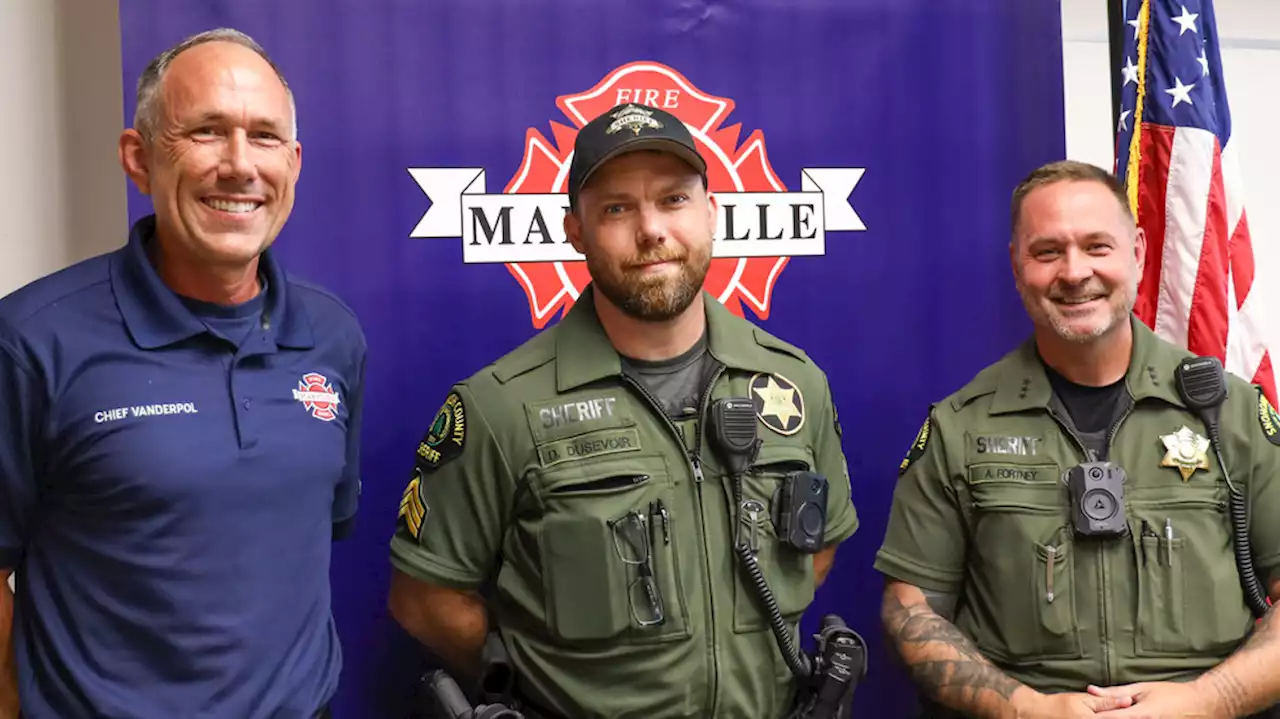 Snohomish County sergeant hailed as hero after risking life to save residents from Marysville house fire