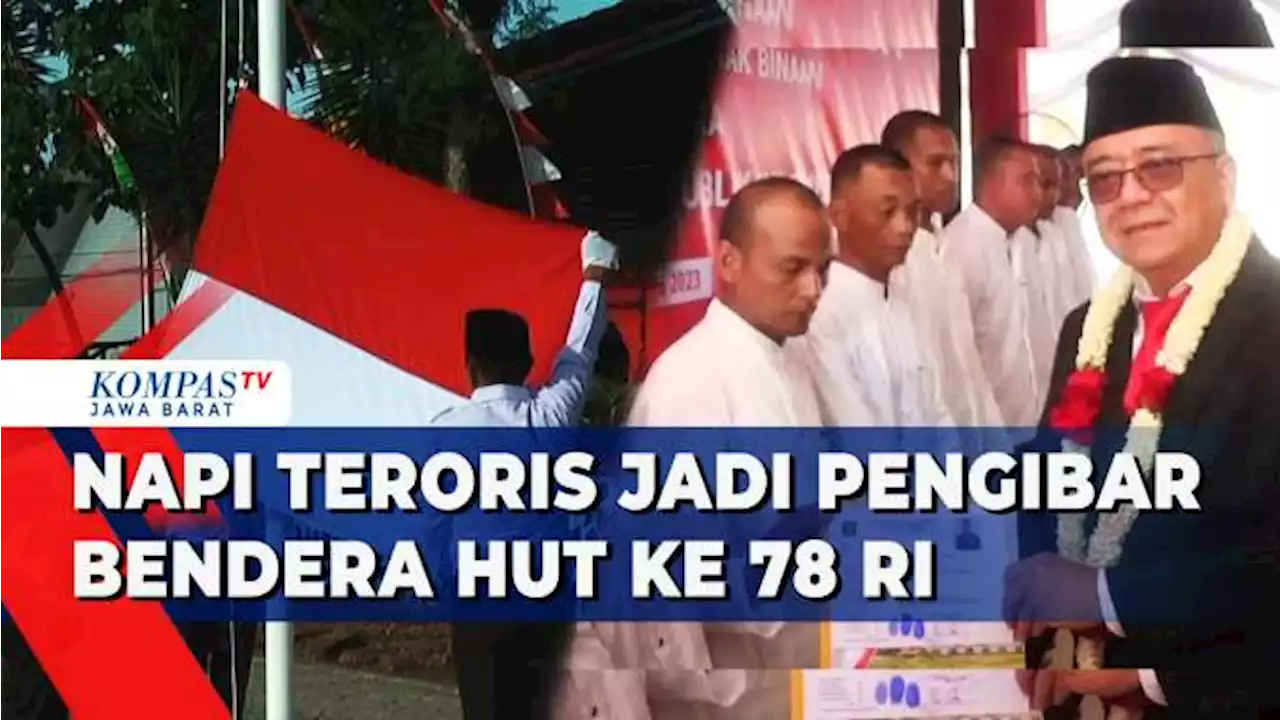 2 Napi Teroris di Sukabumi Jadi Petugas Upacara HUT Ke 78 RI