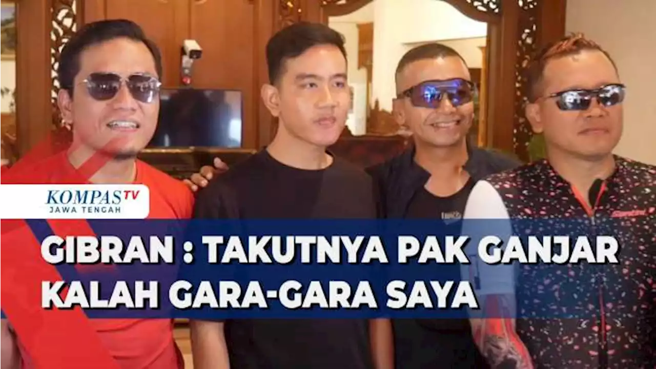 Dapat Sinyal Jadi Cawapres Ganjar, Gibran : Takutnya Pak Ganjar Kalah Gara-Gara Saya