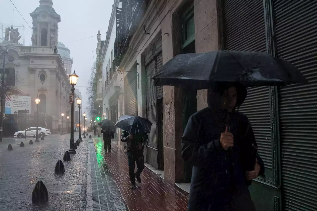 Lluvias torrenciales y viento: continúa el mal tiempo en la Ciudad y el conurbano bonaerense