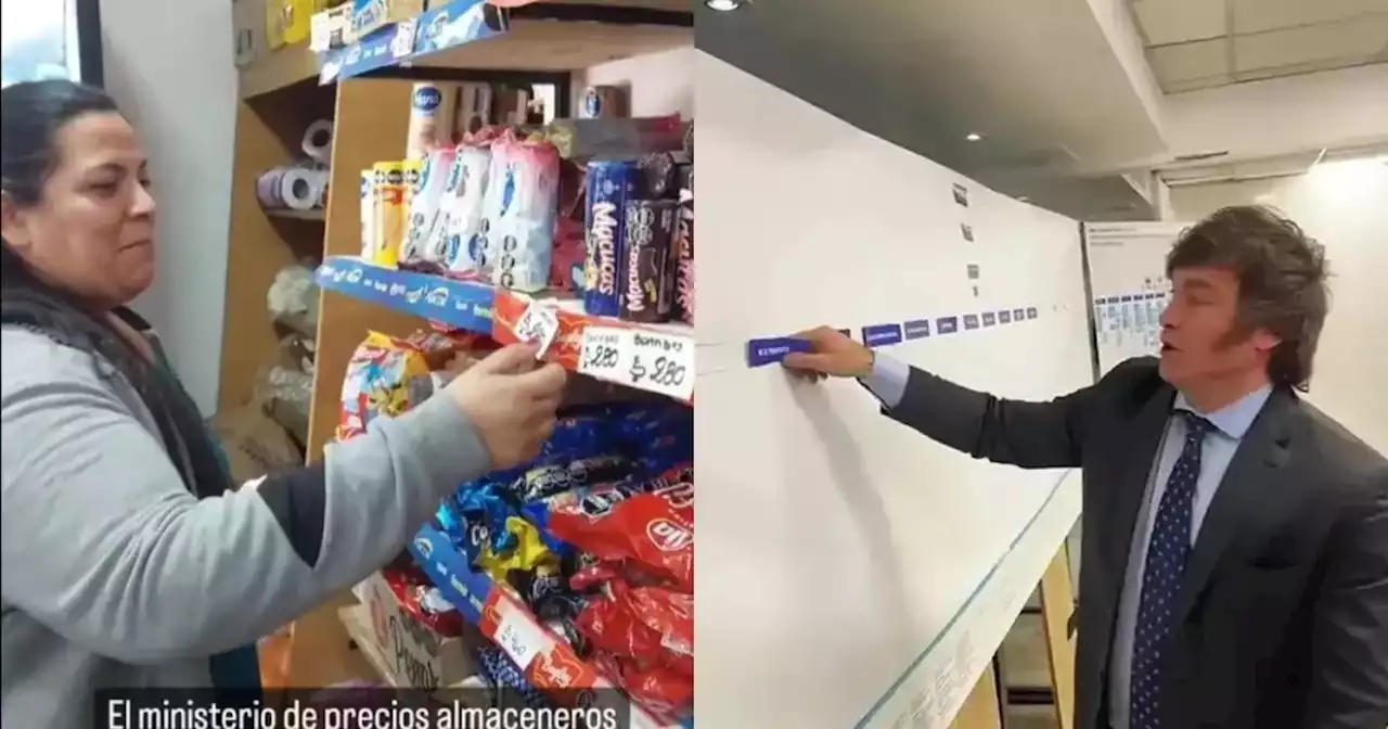 A lo Milei, el video viral del Ministerio Cordobés de los Precios de Almacenes | Viral