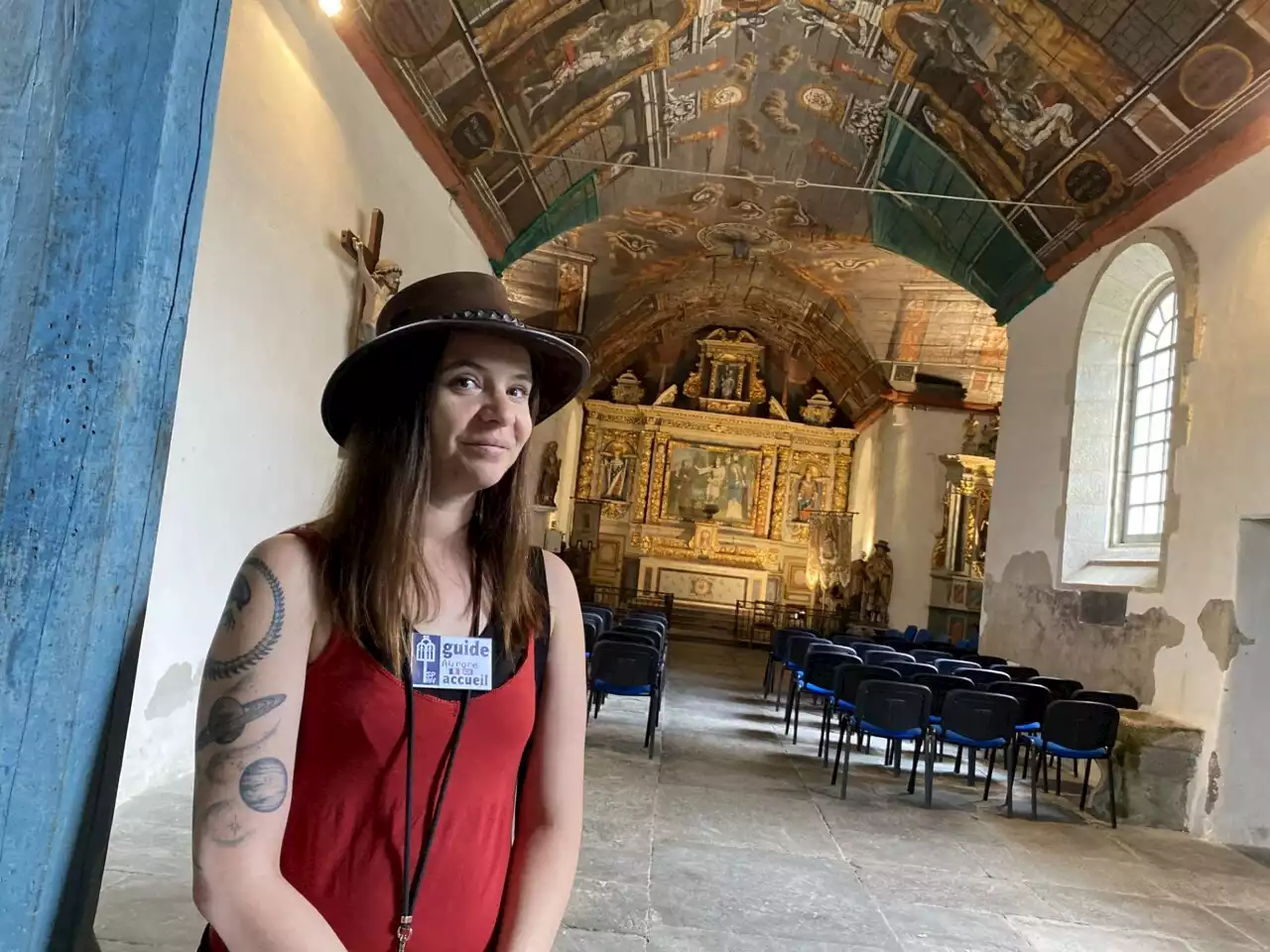 Sortir à Guerlédan : Aurore fait découvrir les trésors de la chapelle Sainte-Suzanne