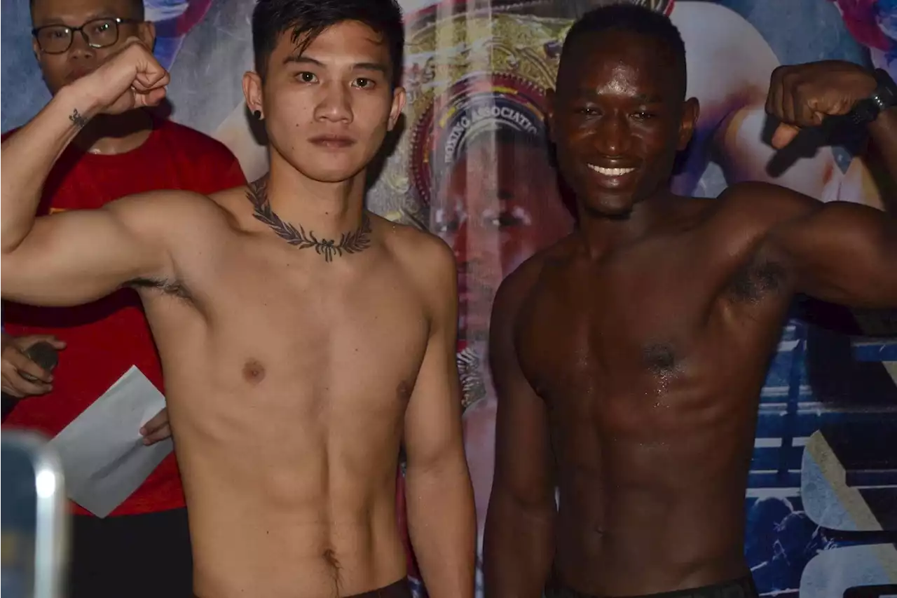 Martin, Duge make weight for super-bantamweight clash