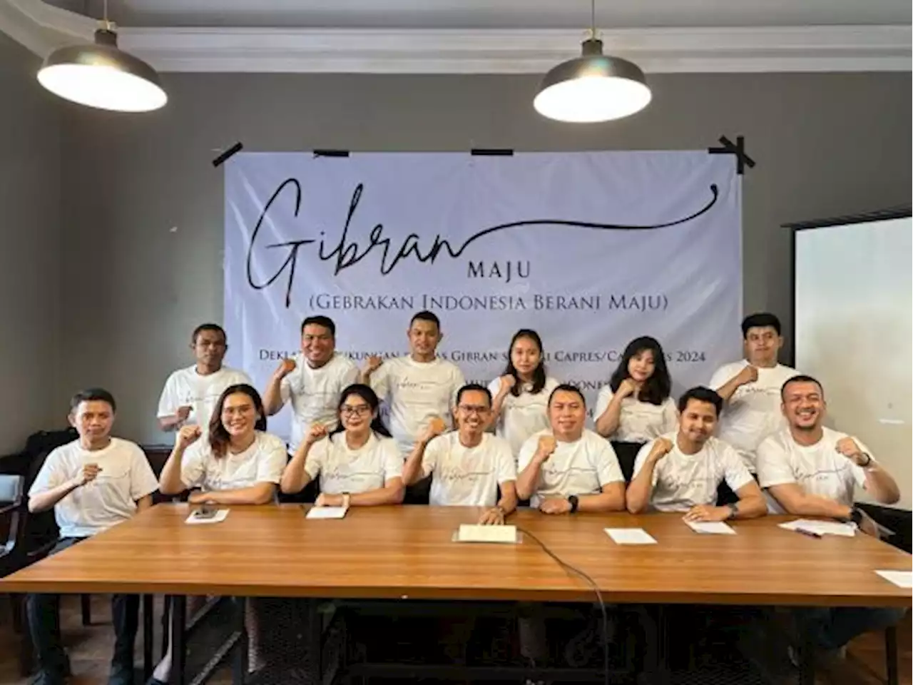 Gibran Maju Deklarasikan Dukung Gibran di Pilpres 2024