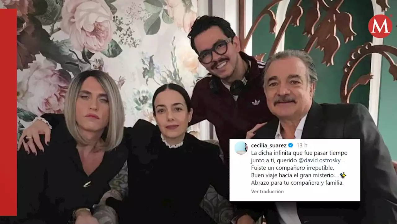 Cecilia Suárez comparte emotivo mensaje tras la muerte de David Ostros