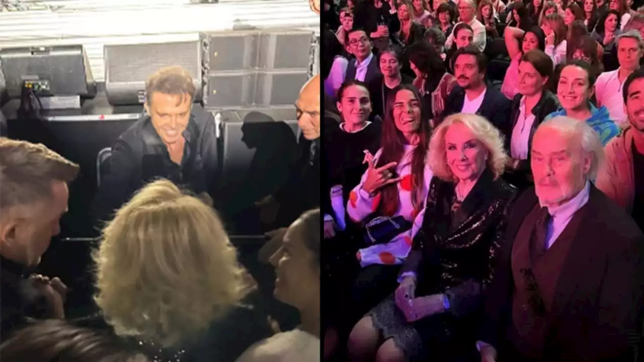 VIDEO: Luis Miguel para concierto y saluda 'Mirtha Legrand leyenda argentina'